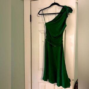 GUCCI silk one shoulder dress. Size 38. In very good condition
